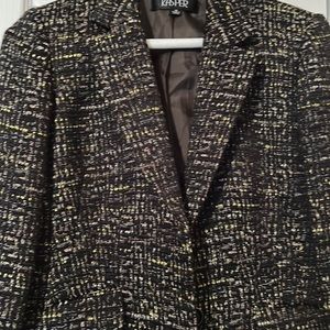 Kasper tweed jacket size 12